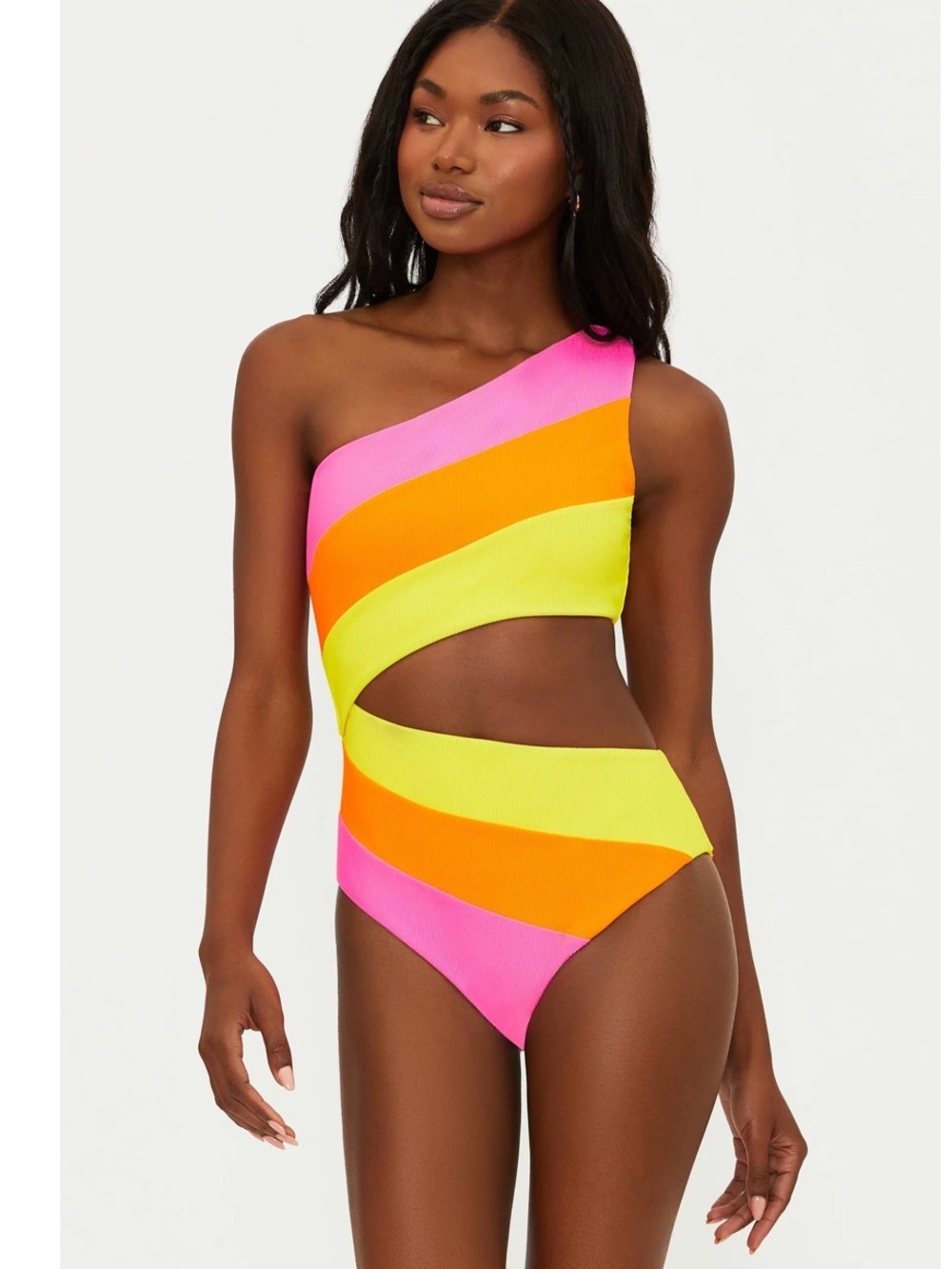 Beach Riot - Joyce Soleil Ribbed Colorblock One Piece Bathing suit